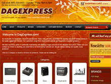 Tablet Screenshot of dagexpress.com